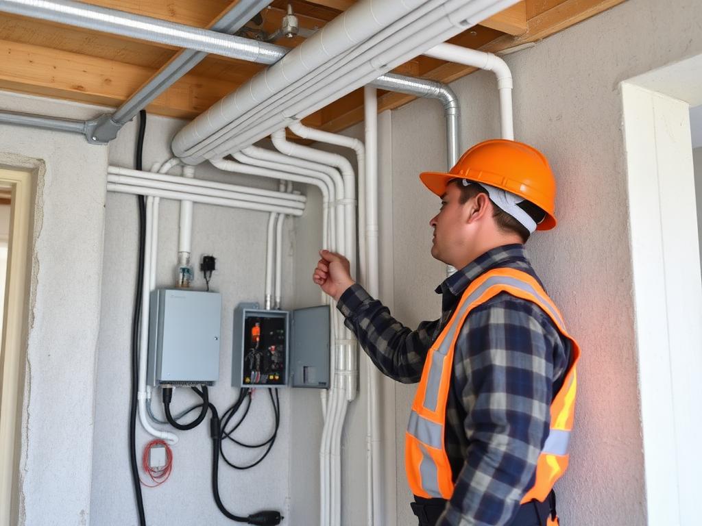 Electrical Wiring work by Prime Civil Contractor